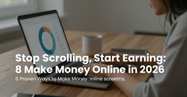 Stop Scrolling, Start Earning: 8 Proven Ways to Make Money Online in 2026 (No Gimmicks)